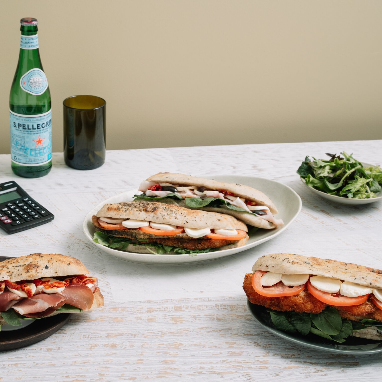 Eggplant Fritter, Basil Pesto, Tomato, Mozzarella, Rocket – VEG | Ready ...